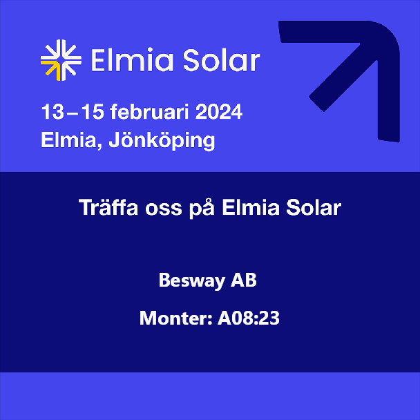 Elmia Solar 13 - 15 FEB 2024 JÖNKÖPING